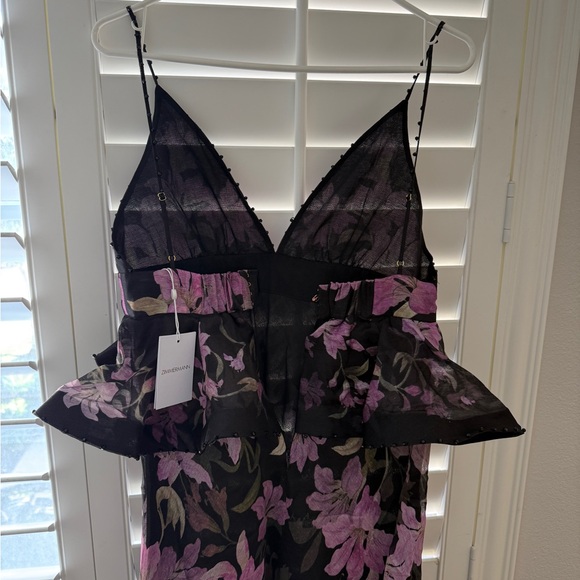 Dawning floral linen and silk gown Zimmerman - Picture 4 of 4